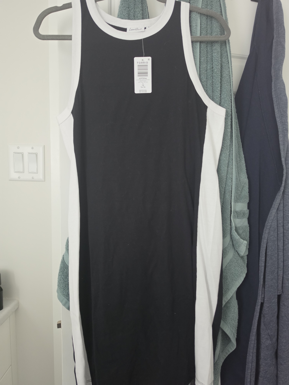 Lovesick TORRID bodycon Tank Dress Size 1 NWT